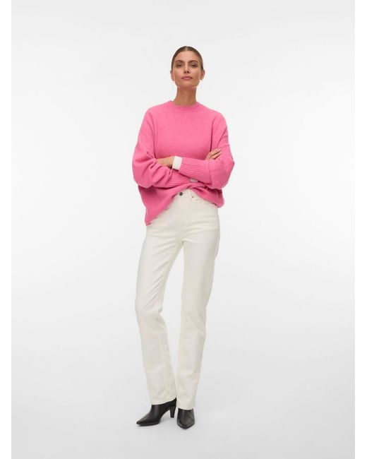Vero Moda Pink Pullover Vmboom
