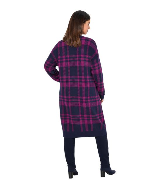 Ulla Popken Purple Strickjacke