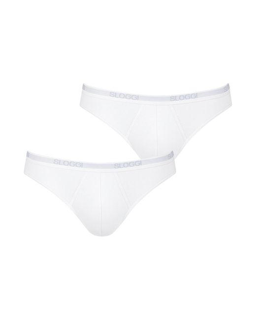 Sloggi Minislip Basic in White für Herren