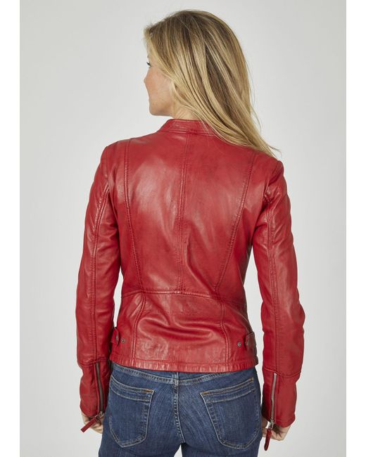 7eleven Red Lederjacke Selinny