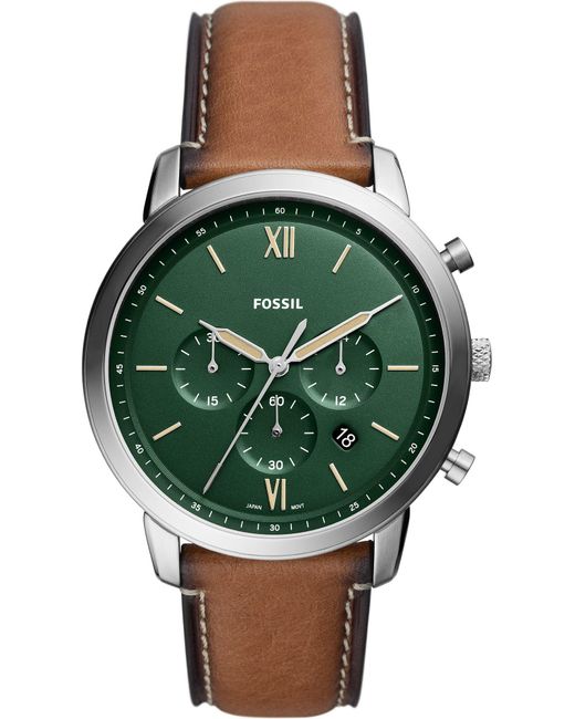 Fossil Analoguhr in Green für Herren