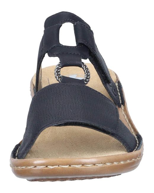 Rieker Blue Pantolette Basic