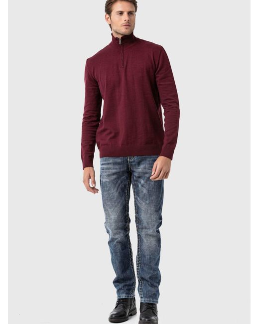 Cipo & Baxx Pullover in Red für Herren
