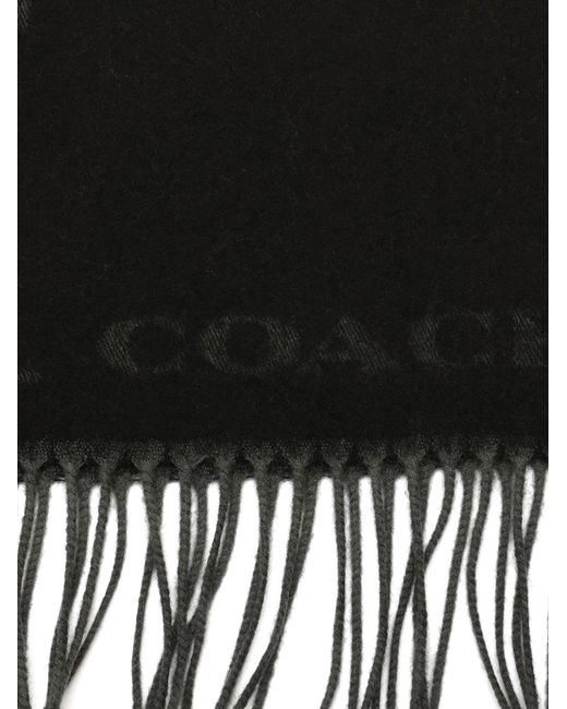 COACH Black Schal