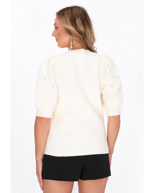 faina White Pullover