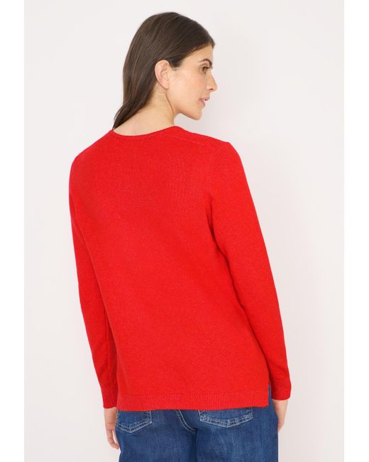 Cecil Red Pullover