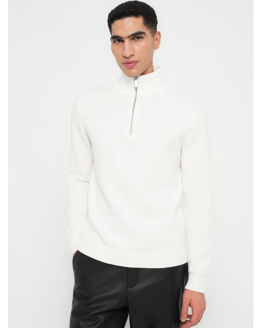 SELECTED Pullover Slhdane in White für Herren
