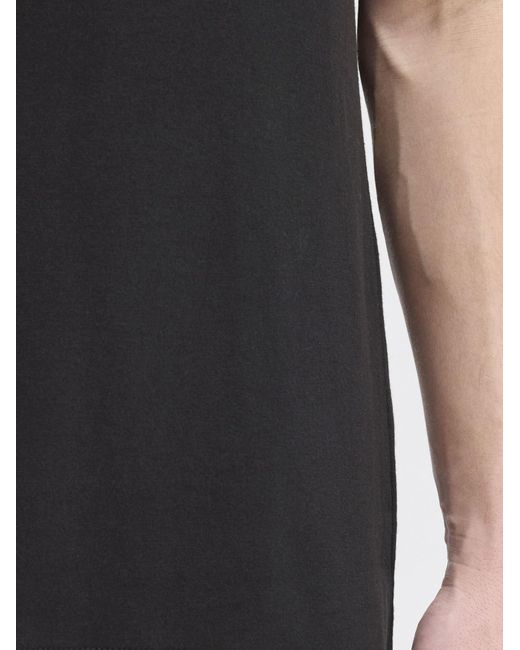 Solid Rundhalsshirt Sdolav in Black für Herren