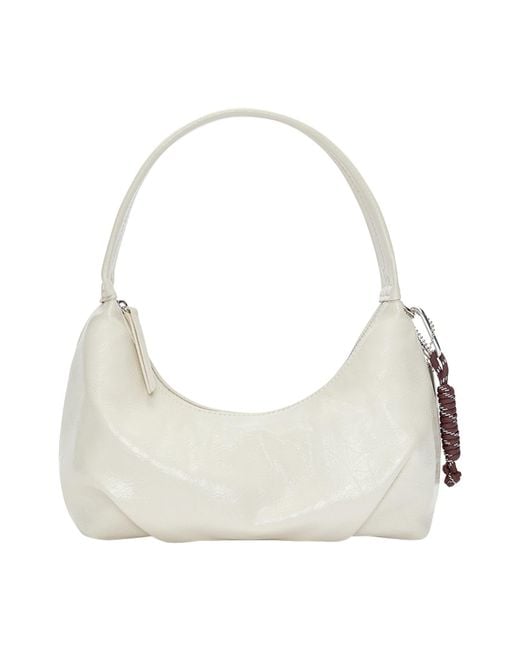Pull&Bear White Schultertasche Charm