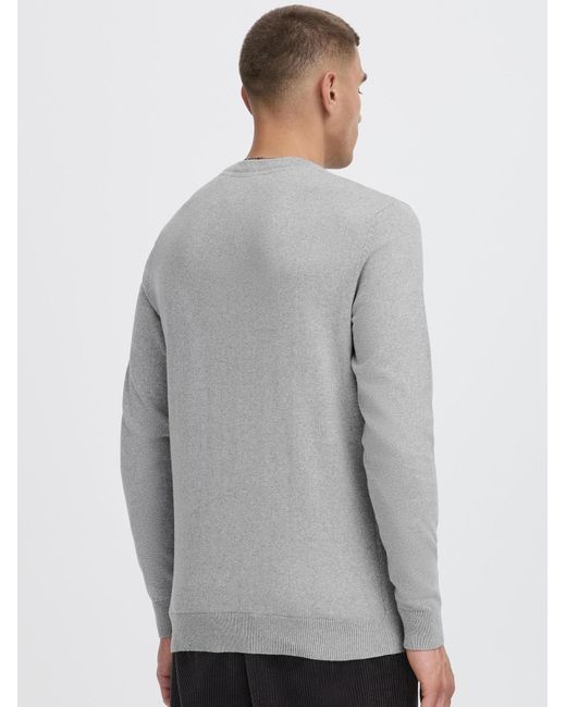 Solid Strickpullover Sdakant in Gray für Herren