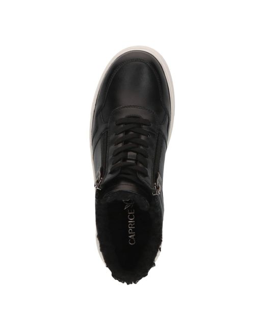 Caprice Black Schnürstiefelette