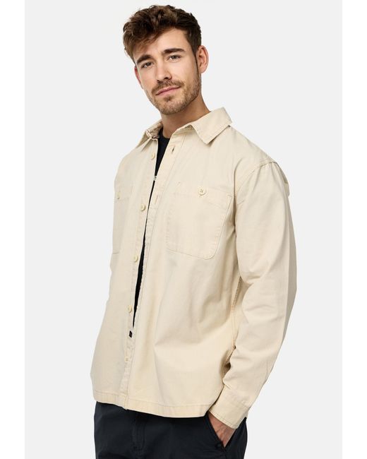 INDICODE Hemd Pilou in Natural für Herren