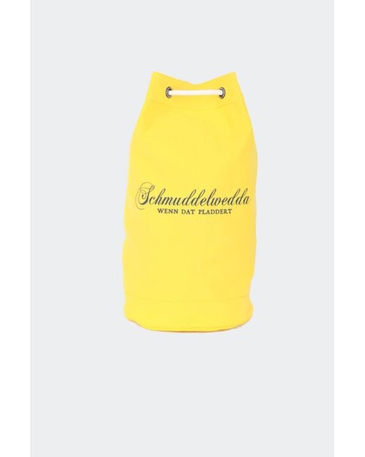 Schmuddelwedda Yellow Beuteltasche