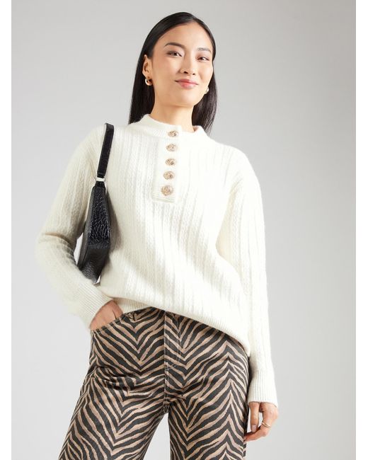 Morgan White Pullover Mesange