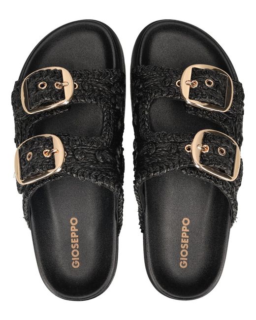 Gioseppo Black Pantolette