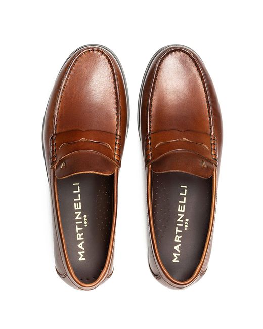 Martinelli Mokassins Forthill in Brown für Herren