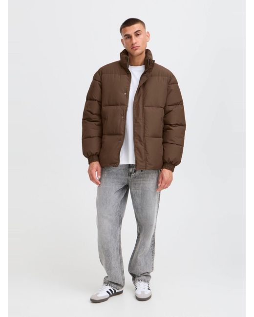Solid Steppjacke Sdroy Puffer in Brown für Herren