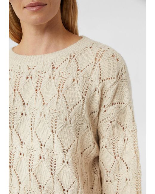 Comma, White Pullover