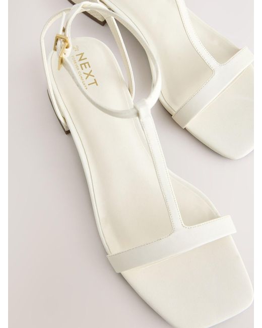 Next White Riemensandale