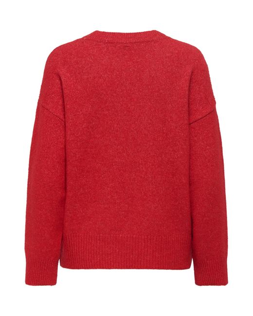 ONLY Red Pullover Onlrene