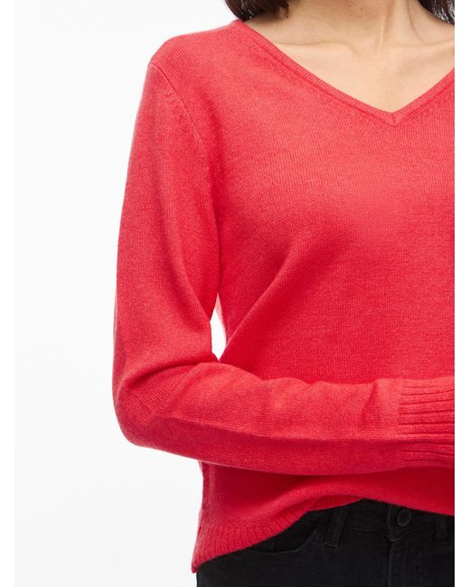 Vila Red Pullover Viril