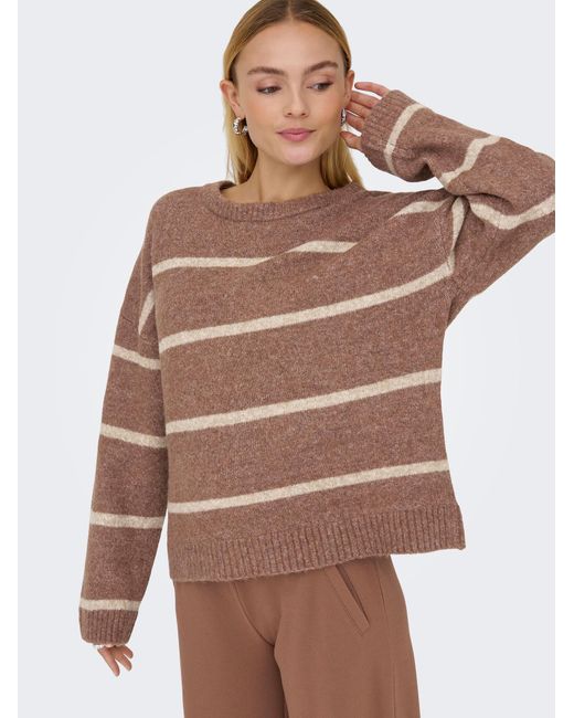 ONLY Brown Pullover