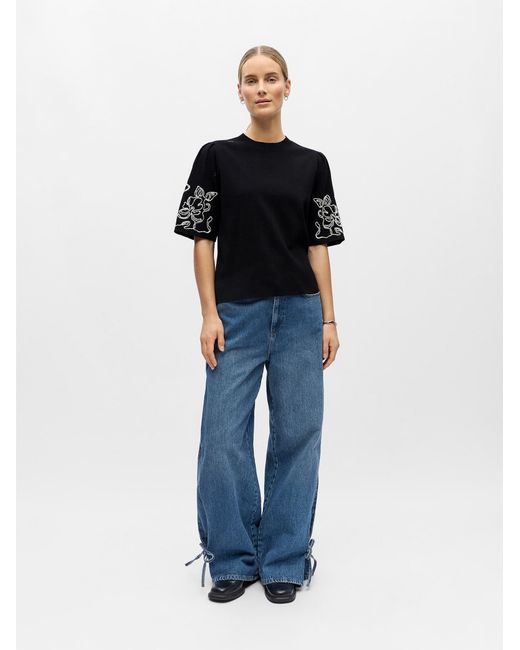 Object Black Pullover Objflora