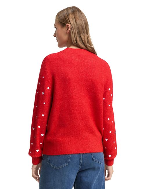 Tom Tailor Red Pullover