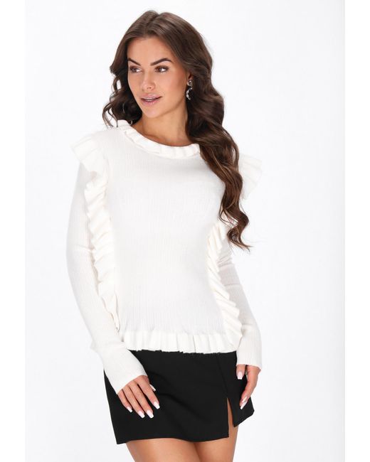 faina White Pullover