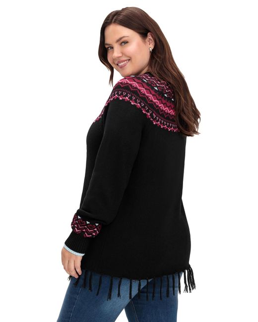 Sheego Red Pullover