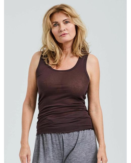 Seamless Basic Brown Top Bella