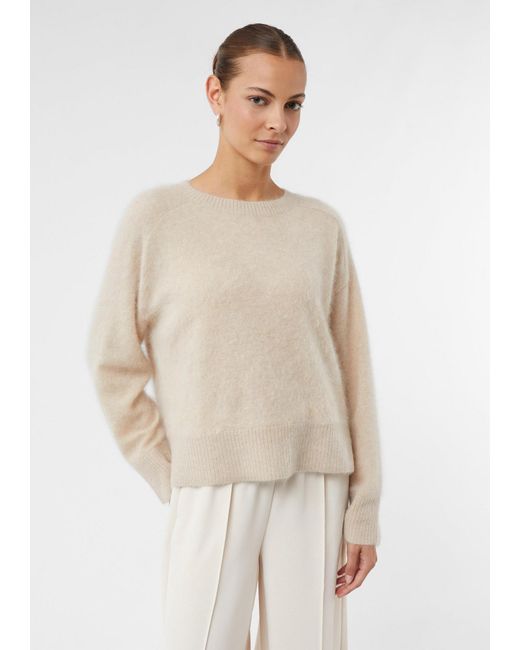Comma, White Pullover