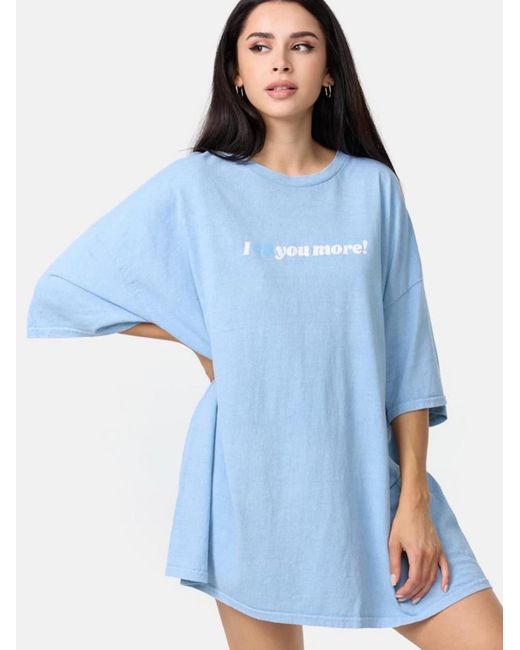 Worldclassca Blue Oversizeshirt