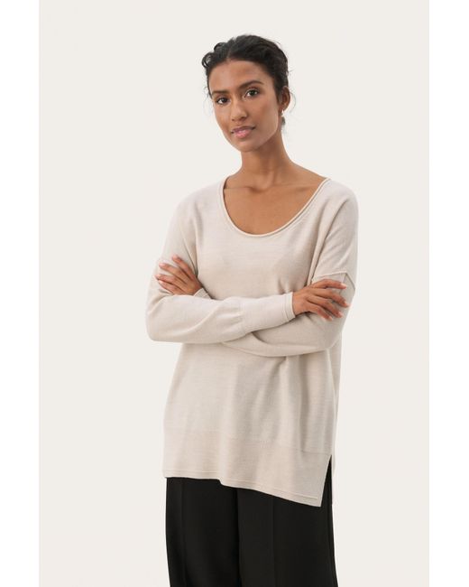 Part Two White Pullover Nourapw