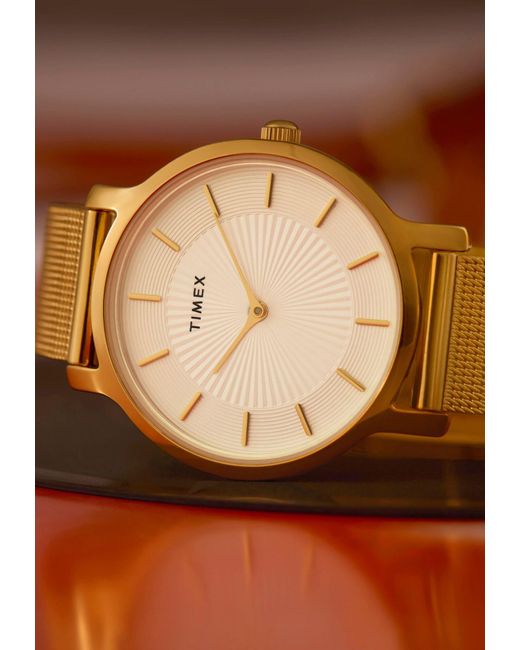 Timex Metallic Analog Watch Transcend