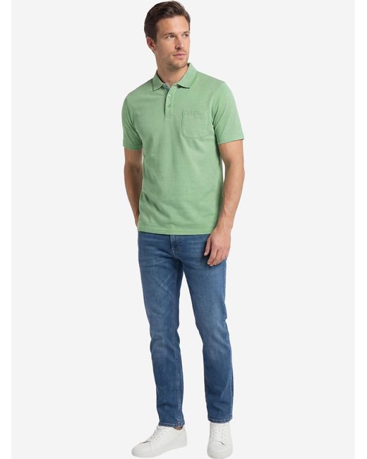 Redmond Shirt Basic in Green für Herren
