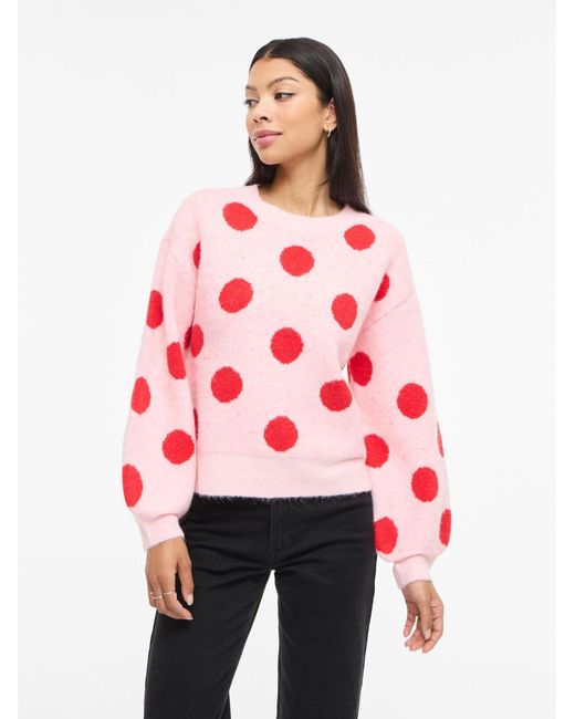 Vila Pink Pullover Viluna