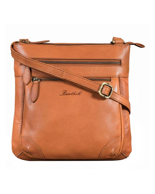 Benthill Brown Schultertasche