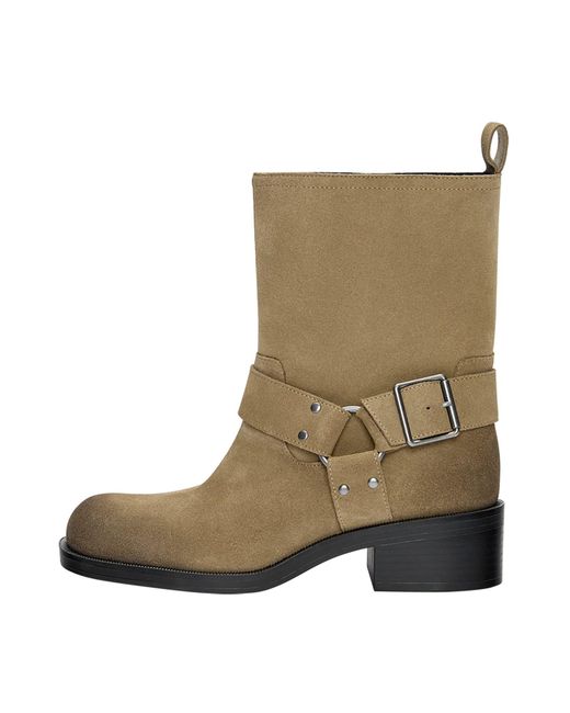 Pull&Bear Green Stiefelette