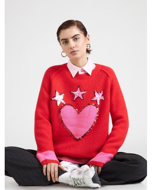 Grace Red Pullover