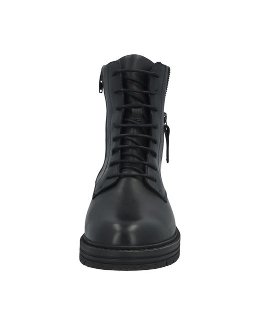 SOLIDUS Black Schnürstiefel