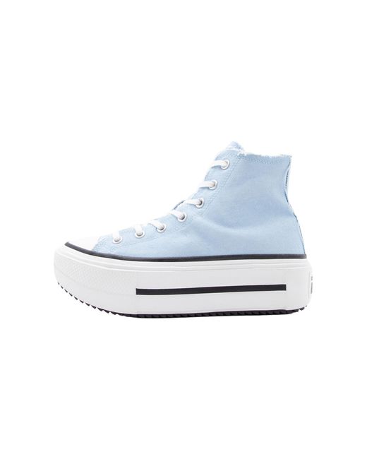 Converse Blue Sneaker Ctas Lift Double Stack
