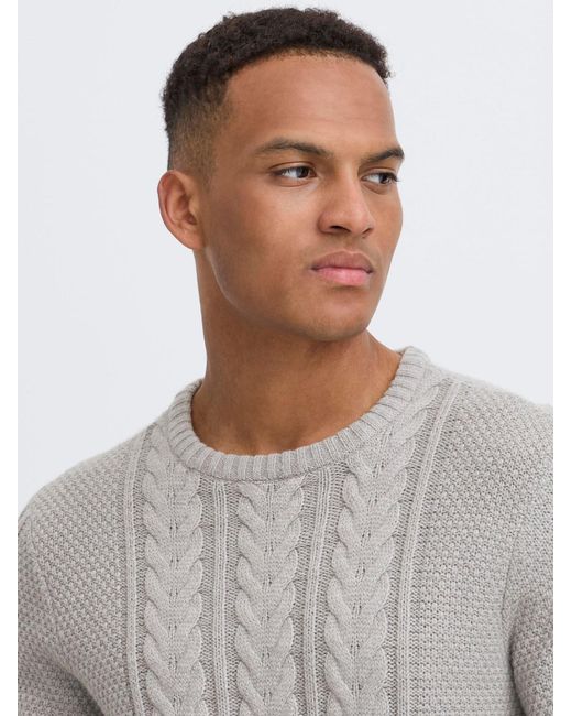 Blend Strickpullover Bhbasim in Gray für Herren
