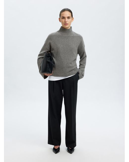 SELECTED Gray Pullover Slfcille