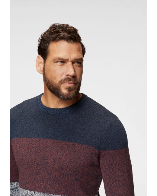 Man's World World Pullover in Blue für Herren