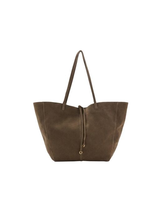 Mango Brown Shopper Mandri