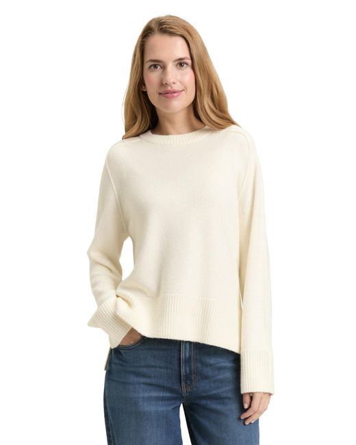 Tom Tailor White Pullover