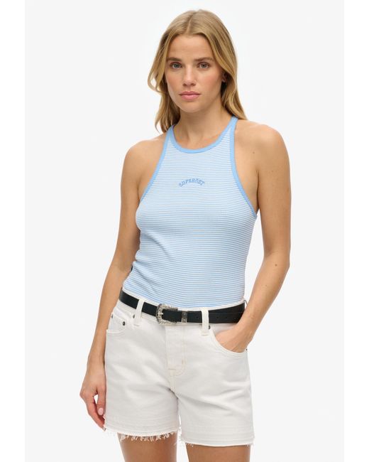Superdry & Co Blue Top Essential