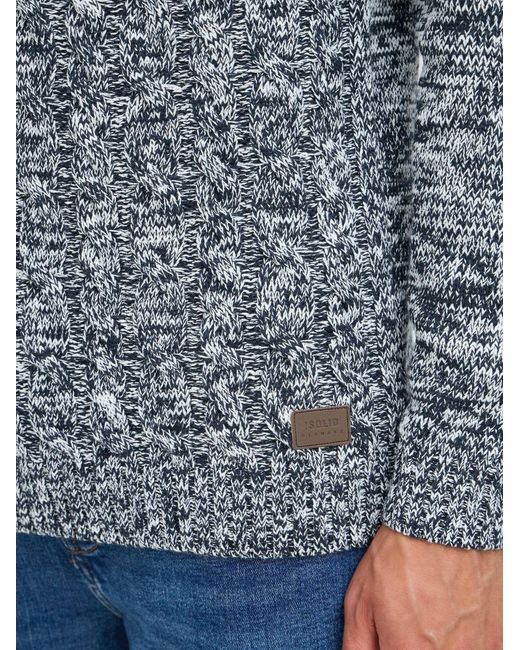 Solid Pullover Sdricco in Blue für Herren