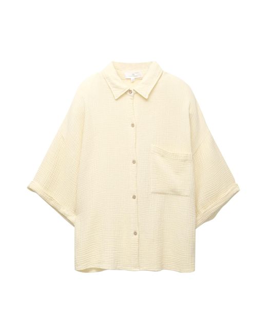 Pull&Bear Natural Bluse